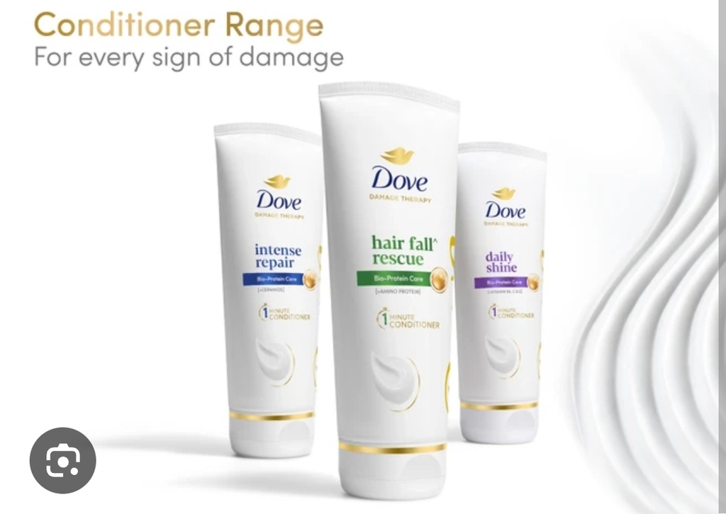 Dove Hair Conditioner 100ml (Varients:Hair Fall Rescue,Daily Shine)
