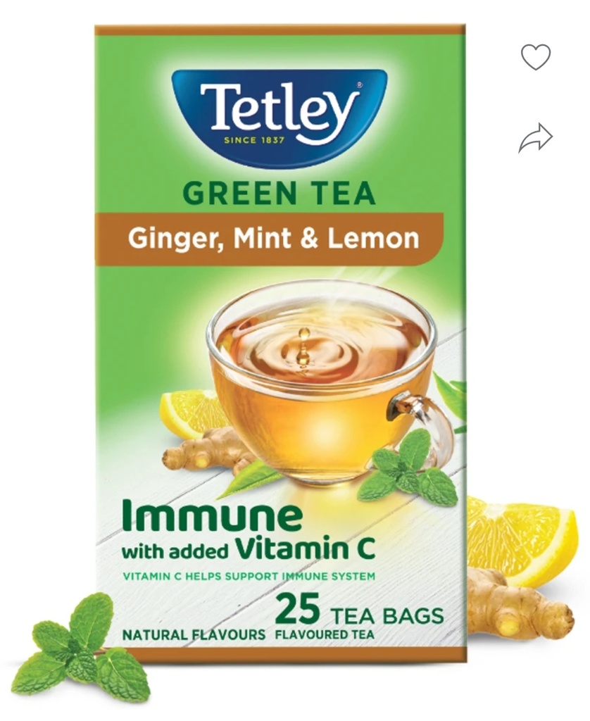 Tetley Green Tea 25 bags