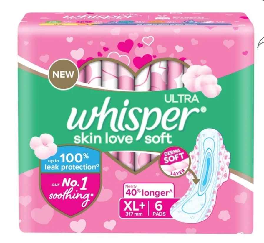 Ultra Whisper Skin Love soft (XL )6units