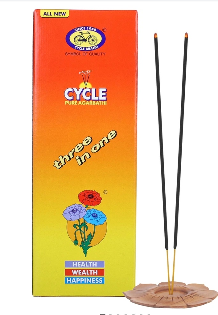 Cycle Brand Agarbathi Three in one
