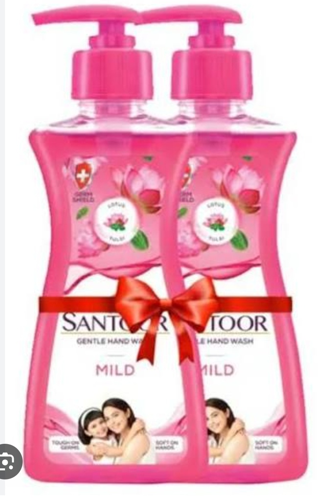 Santoor Gentle Handwash Mild 200 ml(Buy one get one free)