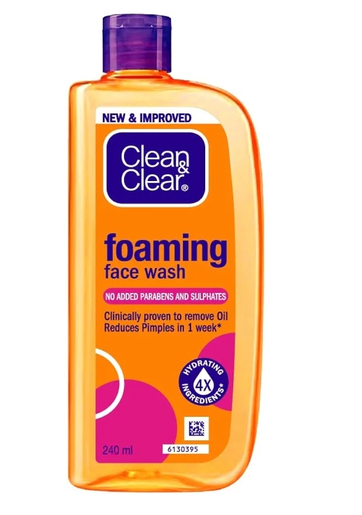 Clean & Clear Foaming Face Wash 240 m l