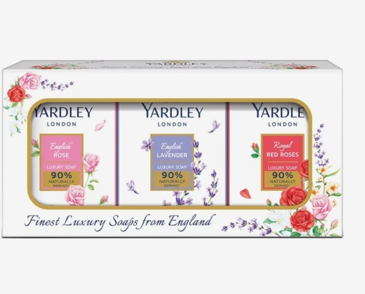 Yardley London Luxury soap(3 Varients:English Lavender, English Rose, Royal Red Rose)