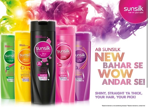 Sunsilk Shampoo 60ml(Varients:Soft & Smooth,Thick & Long,Black Shine)