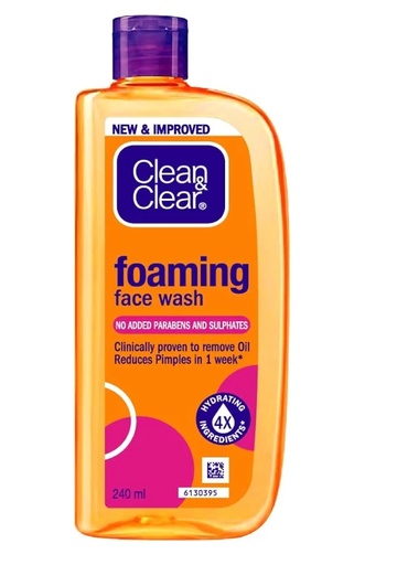 Clean & Clear Foaming Face Wash 240 m l