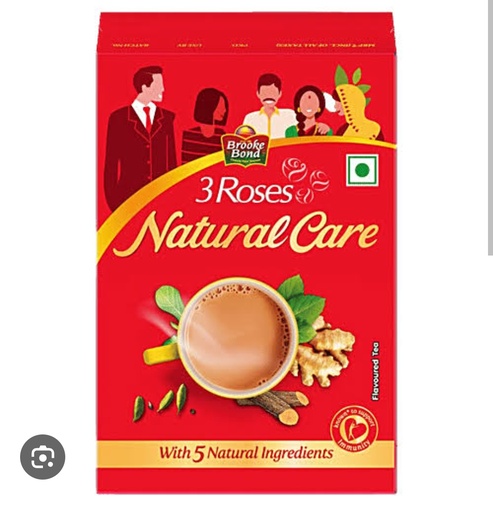 3 rose Brooke bond Tea (Natural Care) 250g