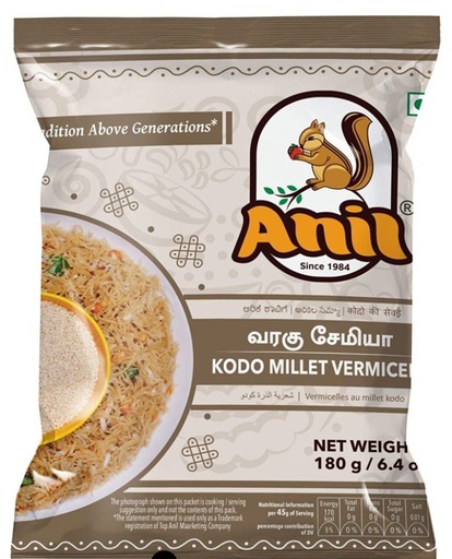Anil kodo Millet vermicelli 180g (Varagu)