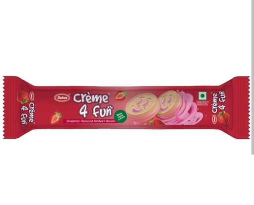 Dukes creme 4 fun strawberry 145g