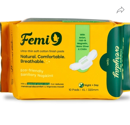 Femi Sanitary Napkins 10pads(XL)