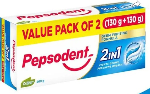 Pepsodent Tooth paste 130+130g